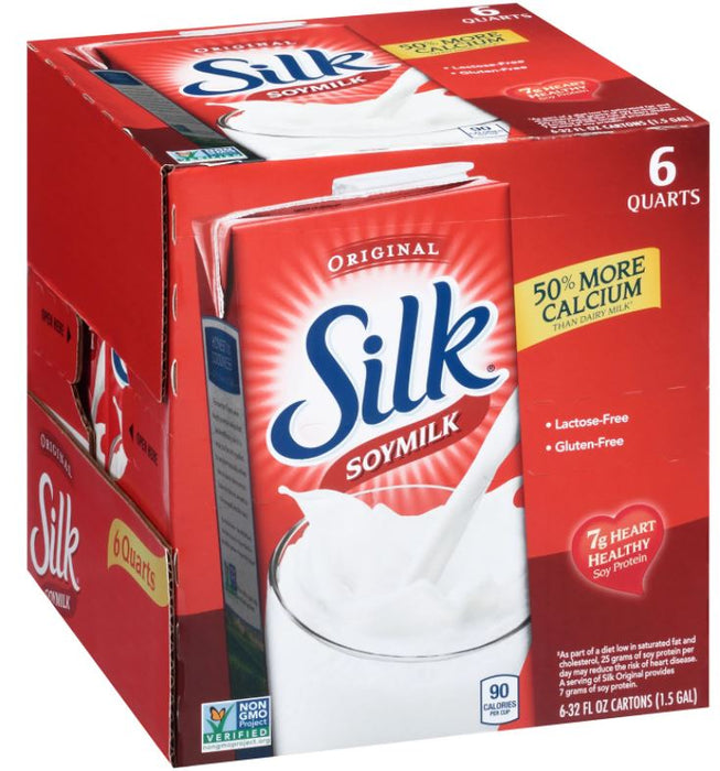 Silk ASEP Soy Original Milk, 6-Pack , 6 x 32 oz