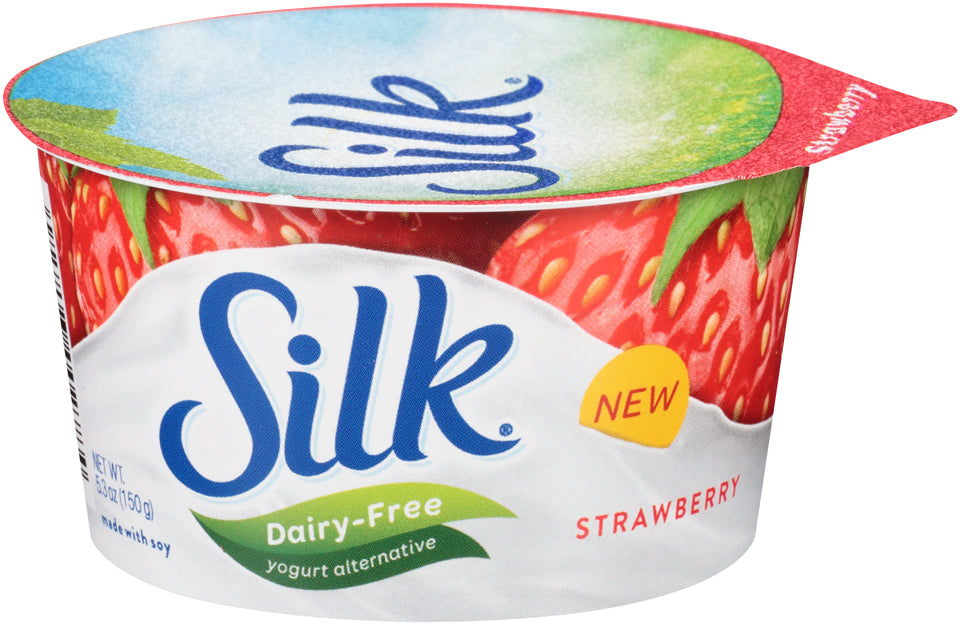 Silk Dairy-Free Yogurt Alternative, Strawberry, 5.3 oz, 5.3 oz