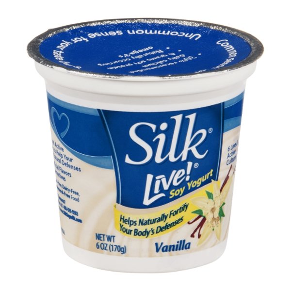 Silk Live! Soy Yogurt, Vanilla, 6 oz, 6 oz