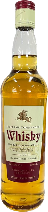 Leañez Supreme Commander Whisky , 700 ml