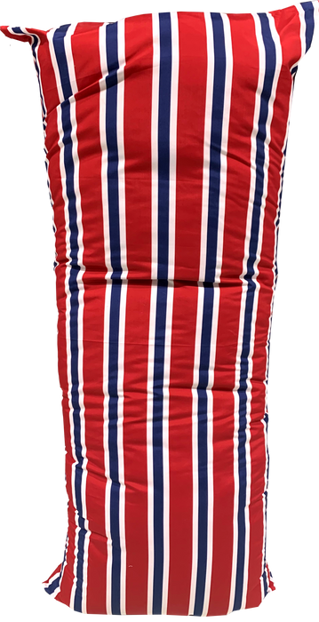 Nautica Body Pillow, Red & Blue Stripes, 20 x 48 in