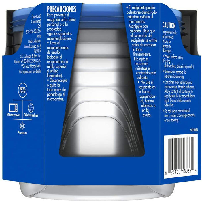 Ziploc Twist N Lock Containers Lids 16 oz — - Main Image