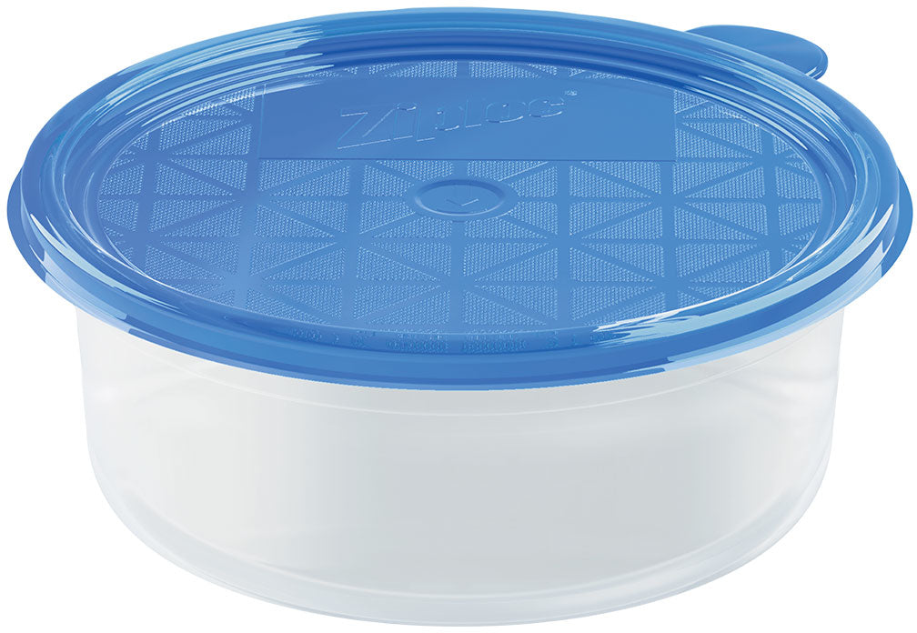 Ziploc Food Container Medium Round, 3 ct