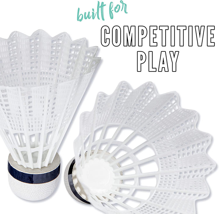 Franklin Sports Birdies, Regulation Size Shuttlecocks , 12 pcs