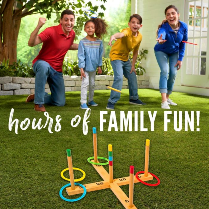 Franklin Sports Kids Ring Toss , 9 pcs