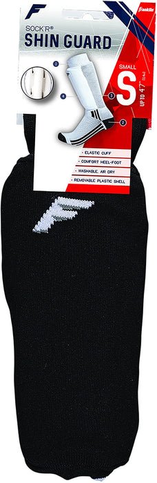 Franklin Sock Shin Guard, Size Small , 2 pcs