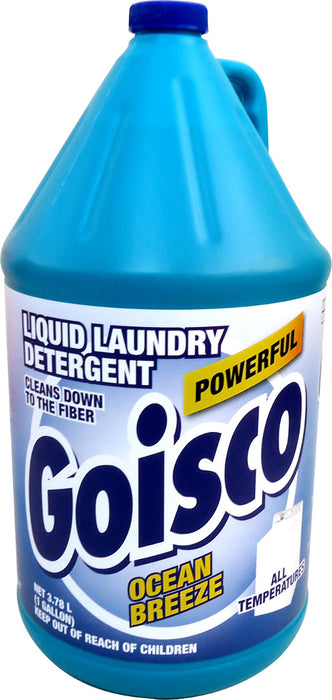 Goisco Liquid Laundry Detergent, Ocean Breeze, 1 gal