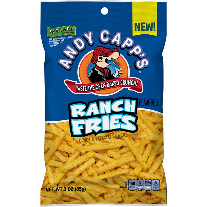 Andy Capp's Ranch Fries Snacks , 3 oz