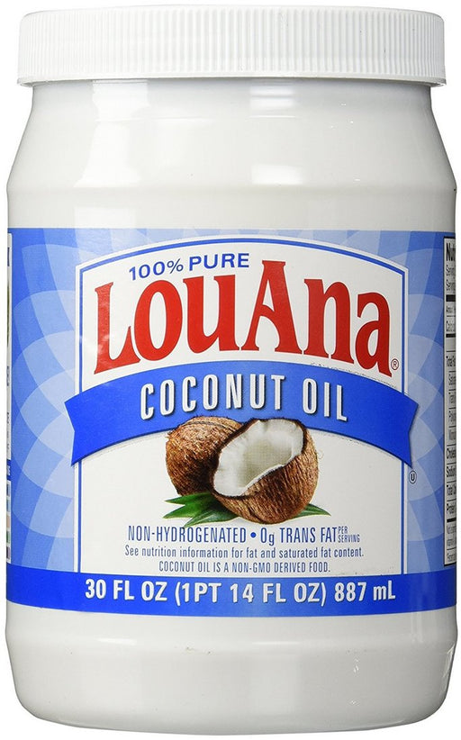 LouAna Coconut Oil, 100% Pure, 30 oz