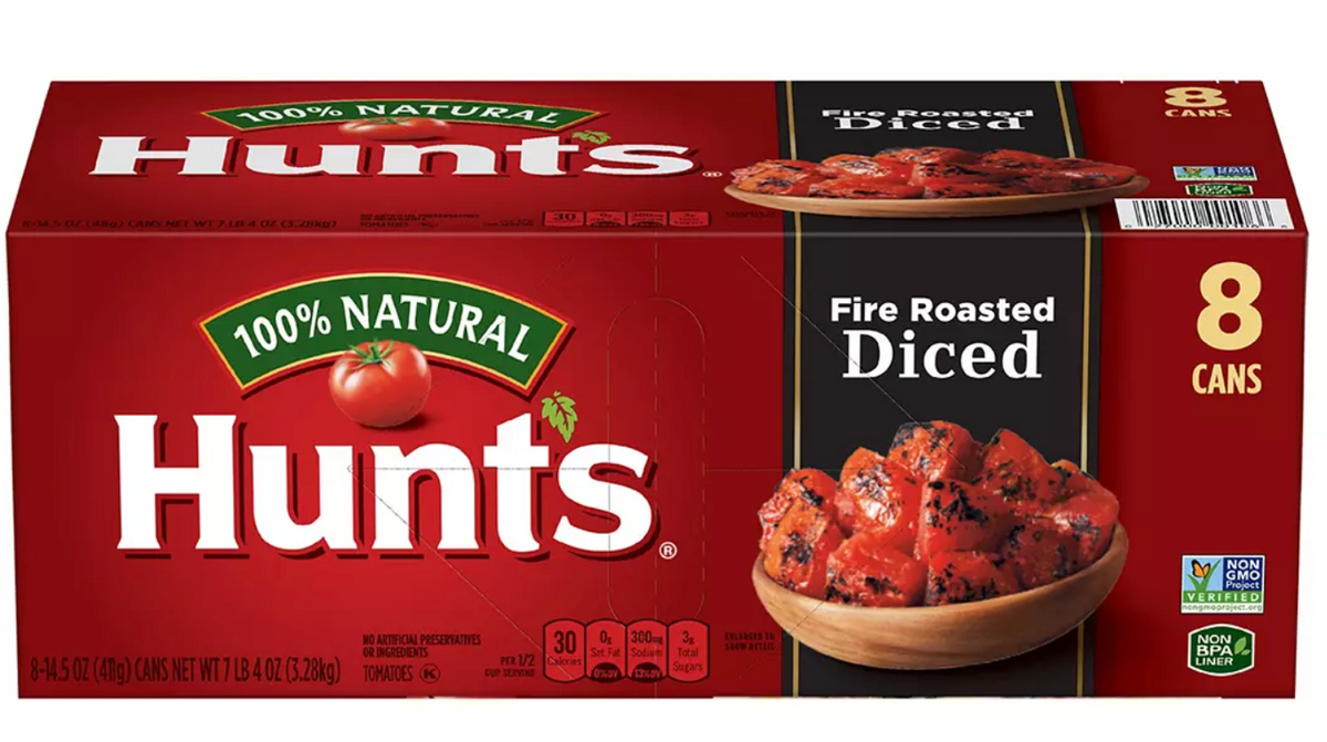 Hunt's Fire Roasted Diced Tomatoes, 8Pack , 8 x 14.5 oz —