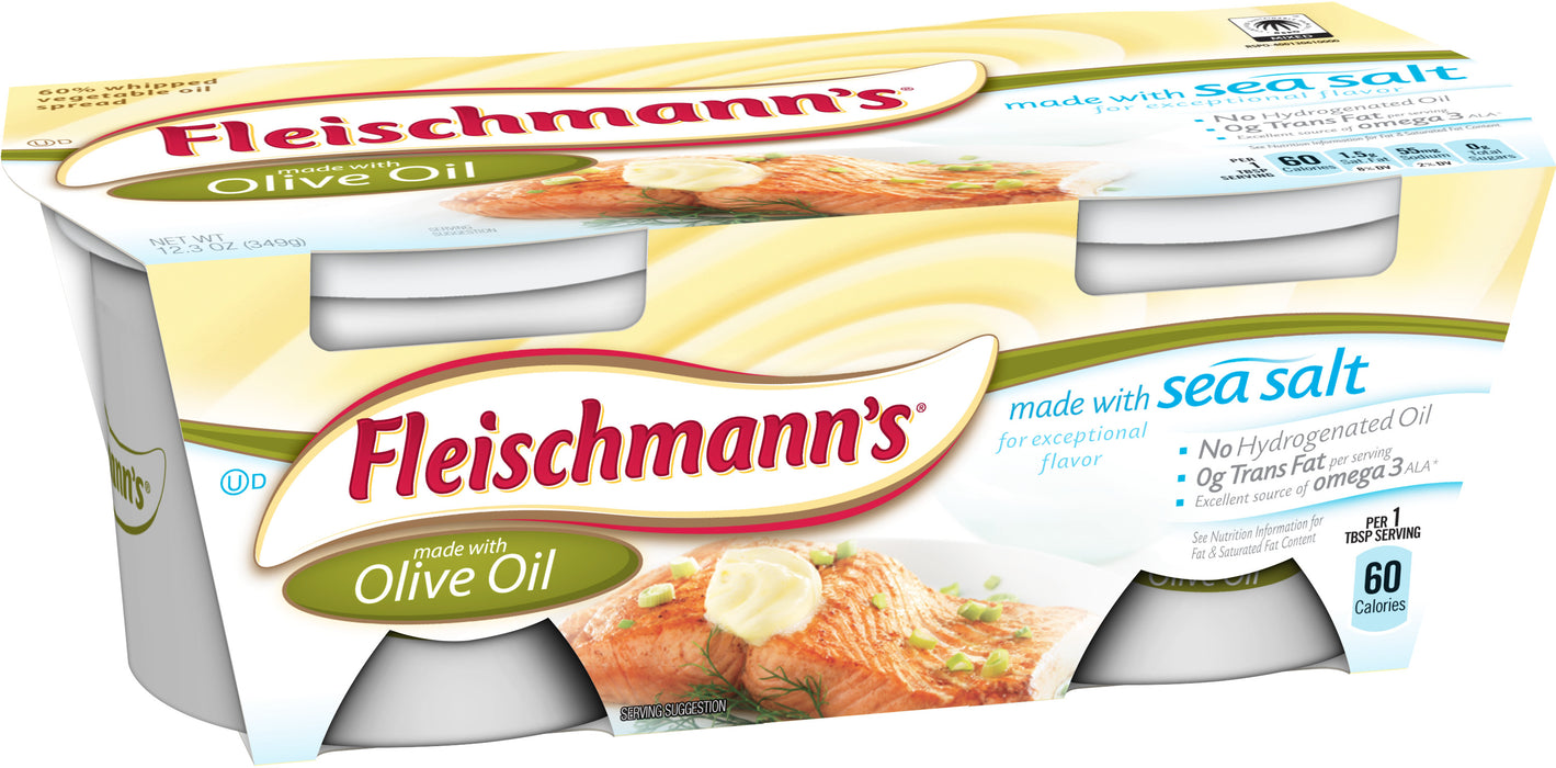 Fleischmann's Soft Spread With Olive Oil & Sea Salt, 2-Pack, 12.3 oz