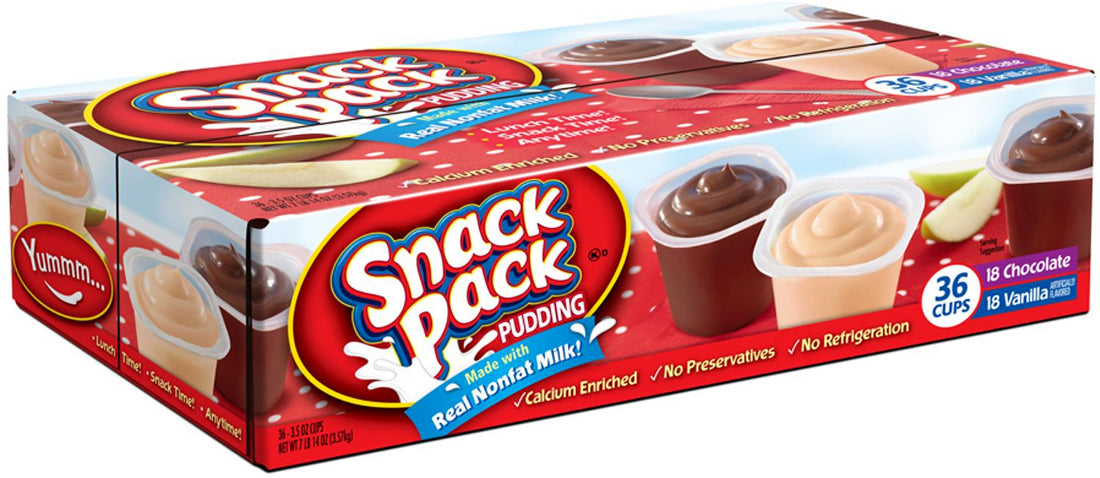 Snack Pack Pudding made with Real Nonfat Milk, 36 x 3.5 oz