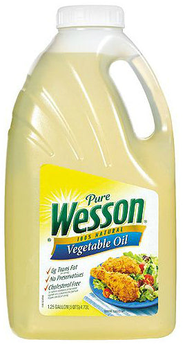 Pure Wesson 100% Natural Vegetable Oil, 1.25 gal