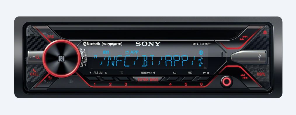 Sony CD Receiver with Bluetooth Wireless Technology, Model #MEX-N5200BT