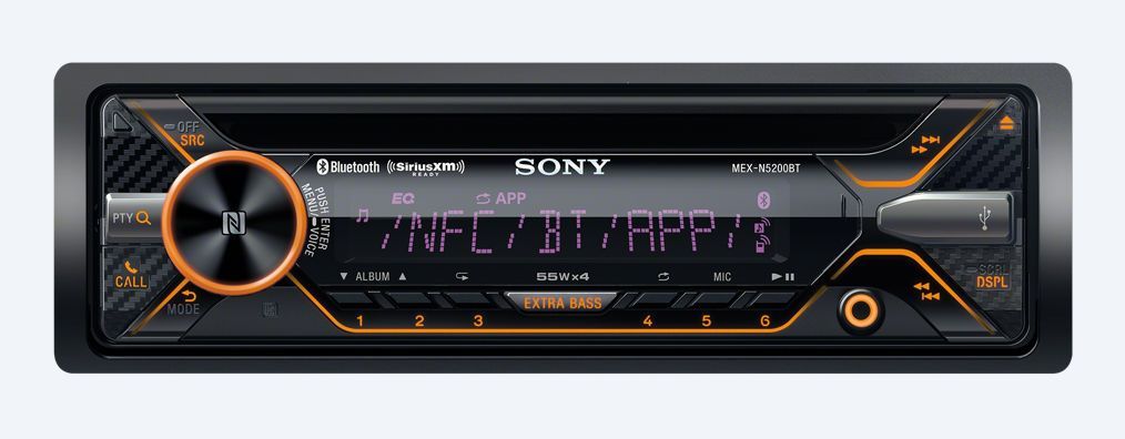 Sony CD Receiver with Bluetooth Wireless Technology, Model #MEX-N5200BT