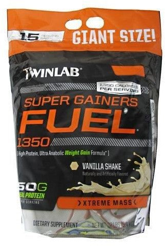 Twinlab Super Gainers Fuel Extreme Mass, Vanilla Shake, 12 lbs