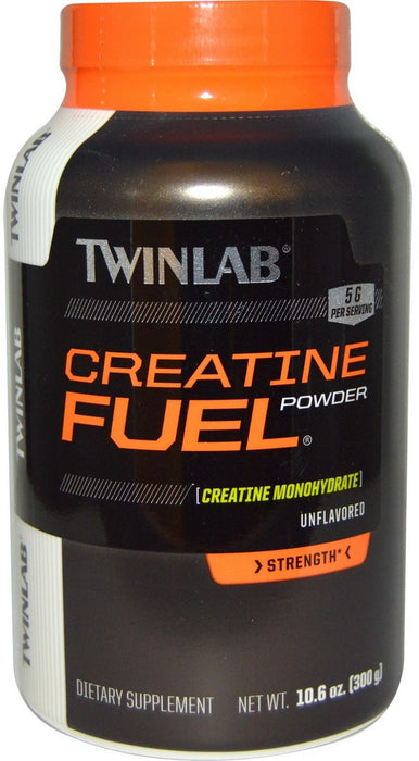 Twinlab Creatine Fuel Powder, Unflavored, 10.6 oz