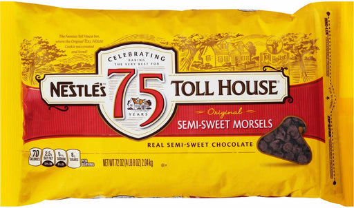 Nestle Toll House Semi-Sweet Morsels, 72 oz