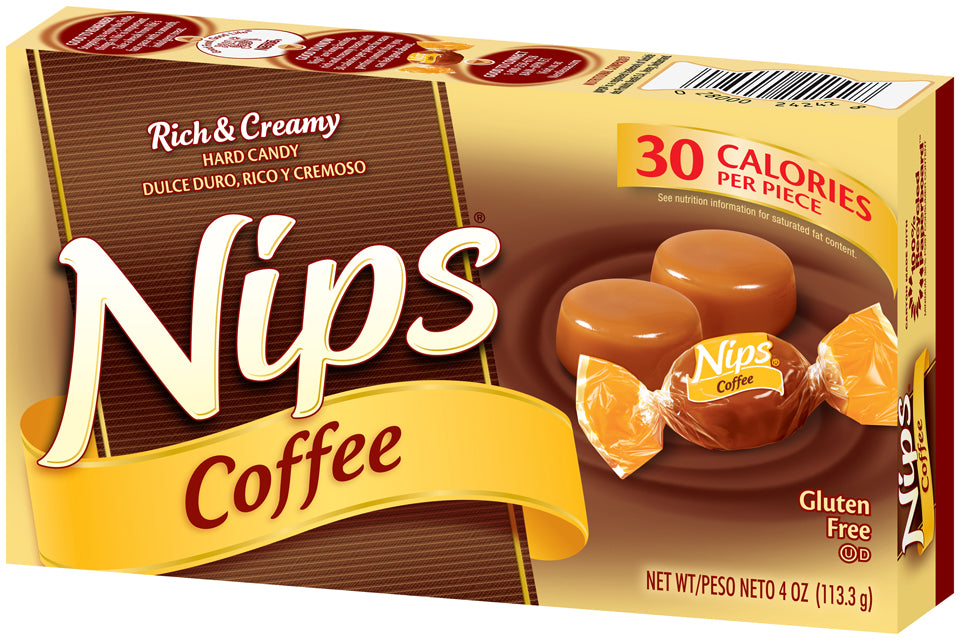 Nips Coffee Rich & Creamy Hard Candy, Gluten Free, 4 oz