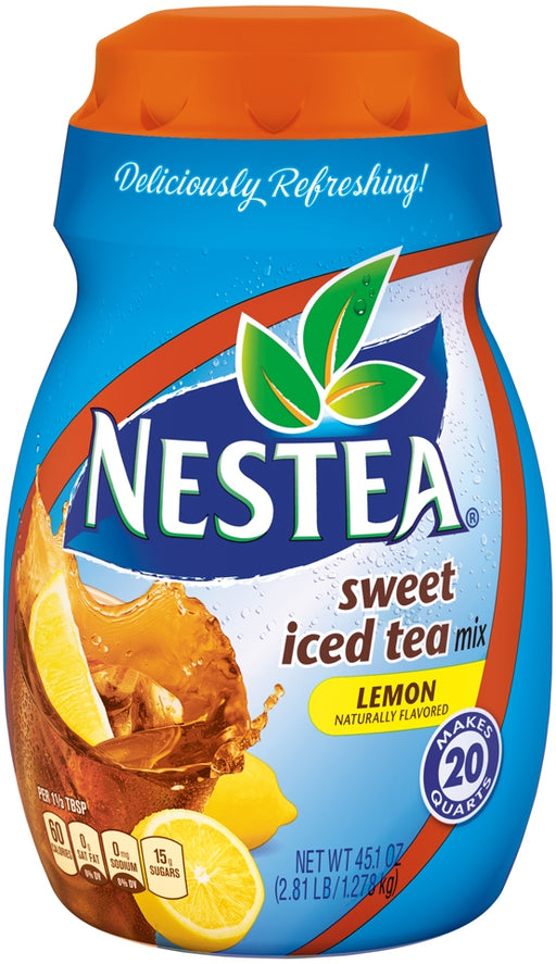 Nestea Sweet Iced Tea Mix, Lemon Flavor, 45.1 oz (2.81 lbs)