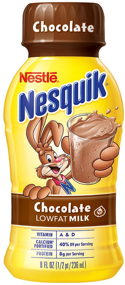Nestle Nesquik Lowfat Milk, Chocolate Flavor, 8 oz