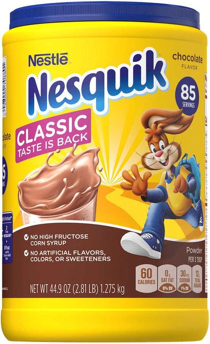 Nestlé Nesquik Chocolate Drink Mix, 1.27 kg (44.9 oz)