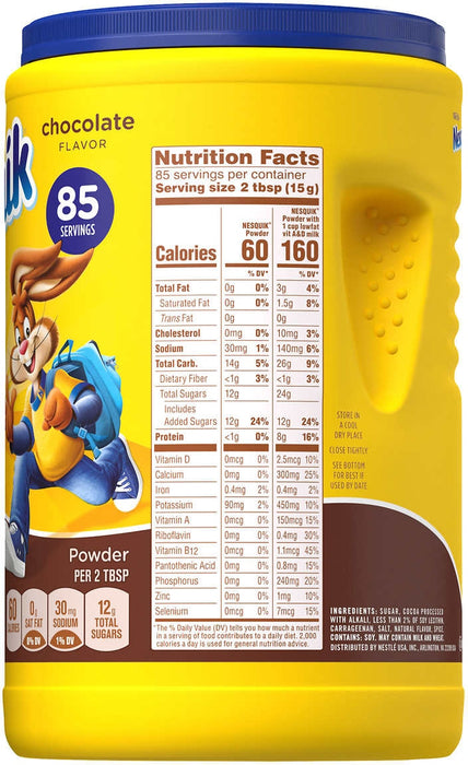 Nestlé Nesquik Chocolate Drink Mix, 1.27 kg (44.9 oz)