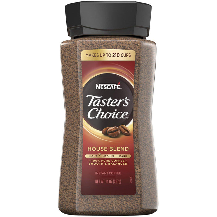 Nescafe Taster's Choice House Instant Coffee , 14 oz