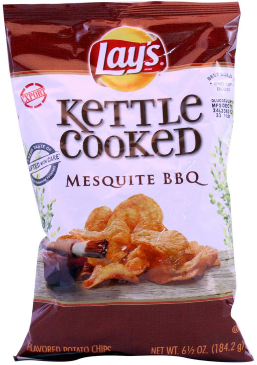 Lays Kettle Cooked Mesquite BBQ, 6.5 oz