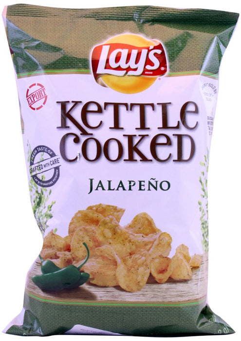 Lays Kettle Cooked Jalapeno, 6.5 oz