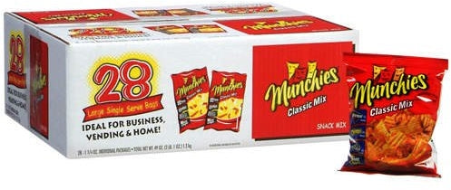 Frito Lay Munchies Snack Cheese Fix, 28 ct