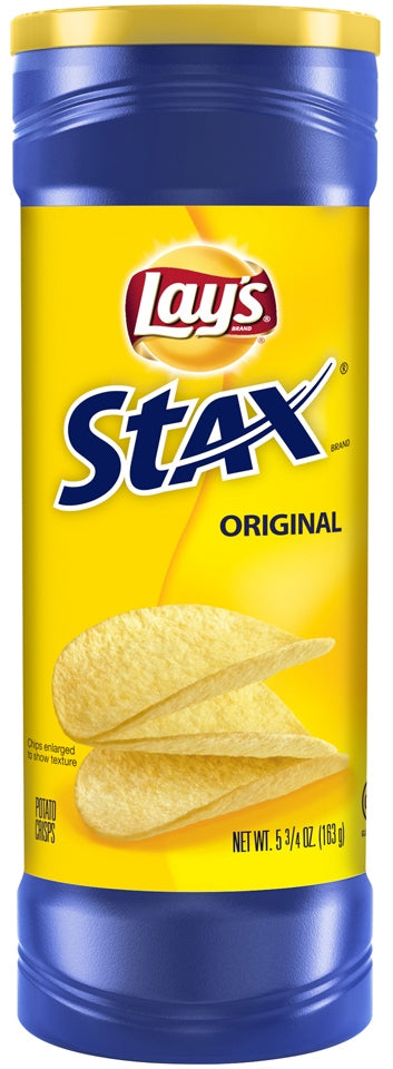 Lay's Stax Potato Chips, Original, 163 gr