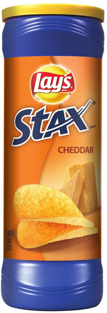 Lay's Stax Cheddar Flavored Potato Chips, 5.5 oz