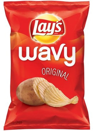 Lay's Wavy Original Potato Chips, 6.5 oz