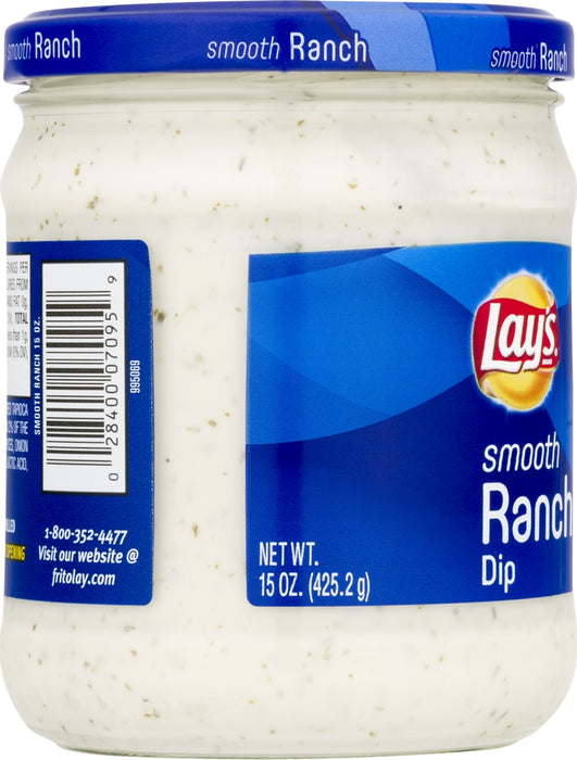 Lay's Smooth Ranch Dip, 15 oz