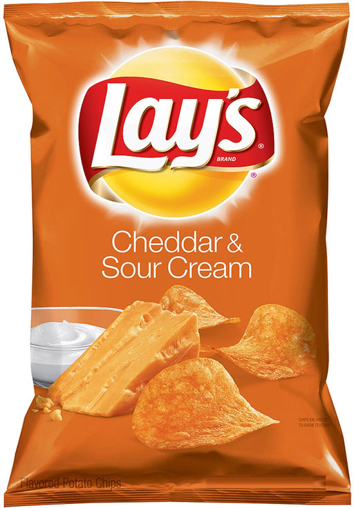 Lay's Cheddar & Sour Cream Flavored Potato Chips, 6.5 oz