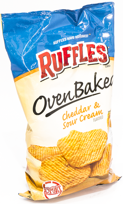 Ruffles Oven Baked Chips, 6 oz