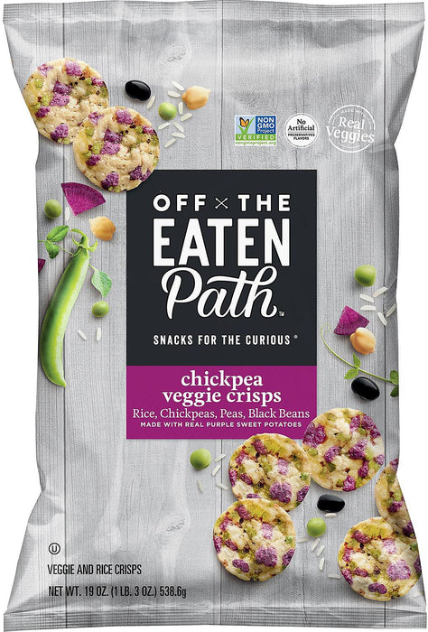 Off The Eaten Path Chickpea Veggie Rice Crisps, 19 oz