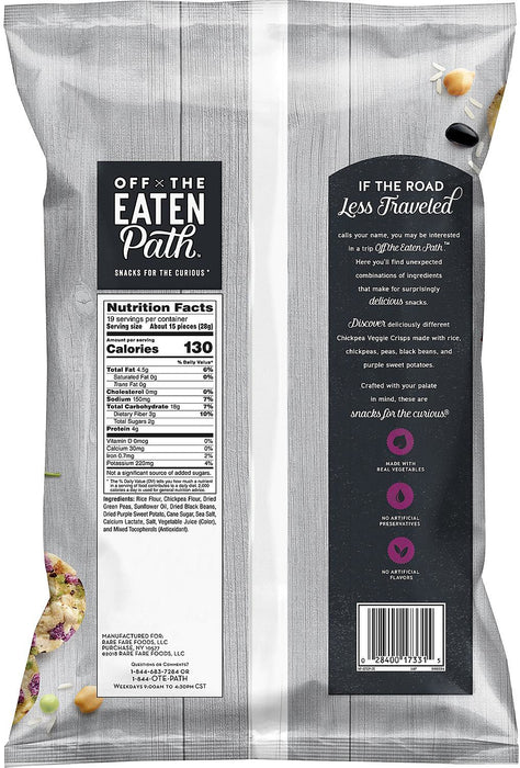 Off The Eaten Path Chickpea Veggie Rice Crisps, 19 oz