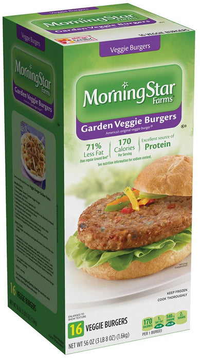 Morning Star Farms Garden Veggie Burgers, 16 ct