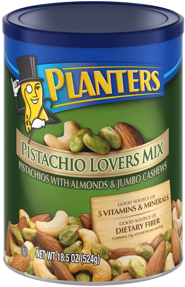 Planters Pistachio Lovers Mix, with Almonds & Jumbo Cashews, 18.54 oz —