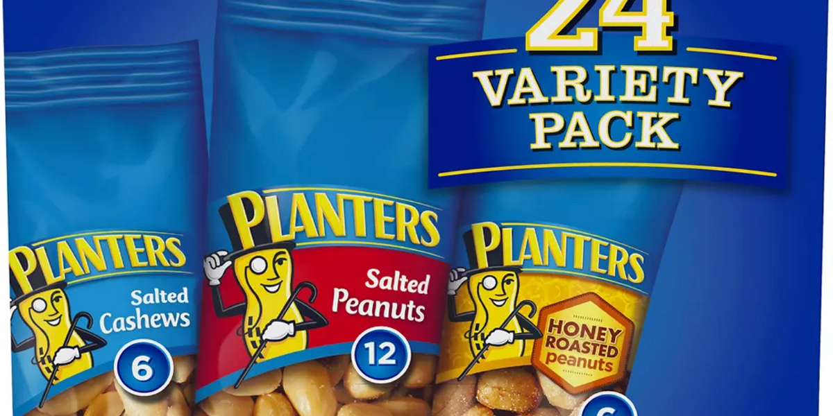 Planters Peanuts & Cashews, Variety Pack , 24 ct —