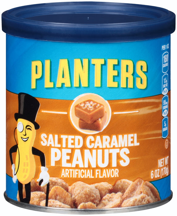 Planters Salted Caramel Peanuts, 6 oz