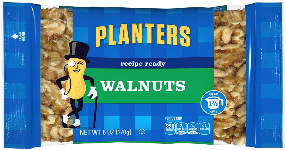 Planters Recipe Ready Walnuts, 6 oz