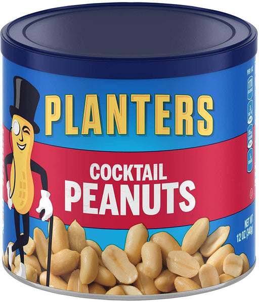 Planters Cocktail Peanuts Can, 340 gr (12 oz)