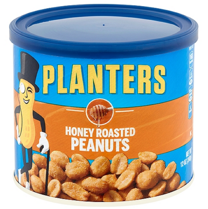 Planters Dry Honey Roasted Peanutes , 12 oz