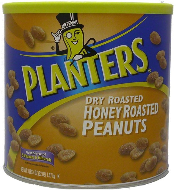 Planters Dry & Honey Roasted Peanuts, 1,47 kg