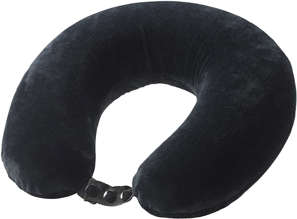 Lewis N Clark Memory Foam Neck Pillow, Black, 1 ct
