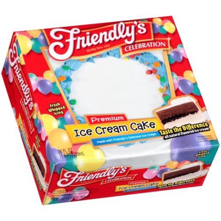 Friendly's Celebration Round Premium Ice Cream Cake, 26 oz