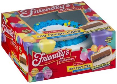 Friendly's Celebration Round Premium Ice Cream Cake, 26 oz